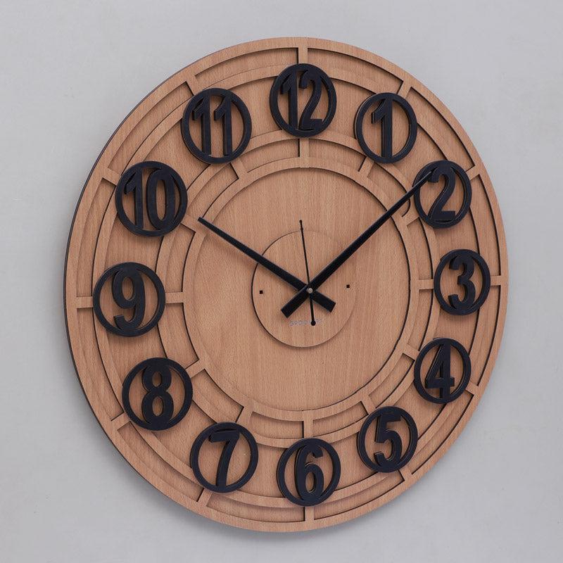 Buy Balencia Wall Clock - Brown Wall Clock from Vaaree