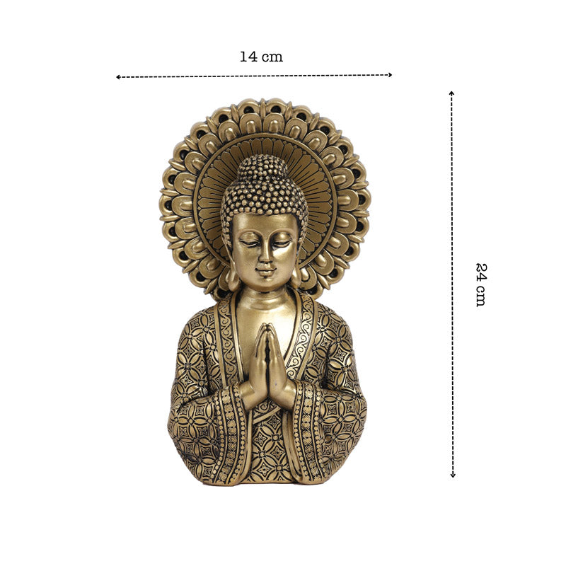 Buy Buddha Divine Aura Showpiece Showpieces from Vaaree