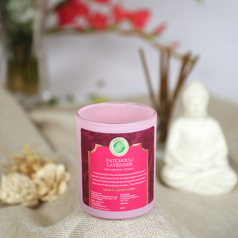 Buy Elysium Patchouli Lavender Scented Candle Candles from Vaaree