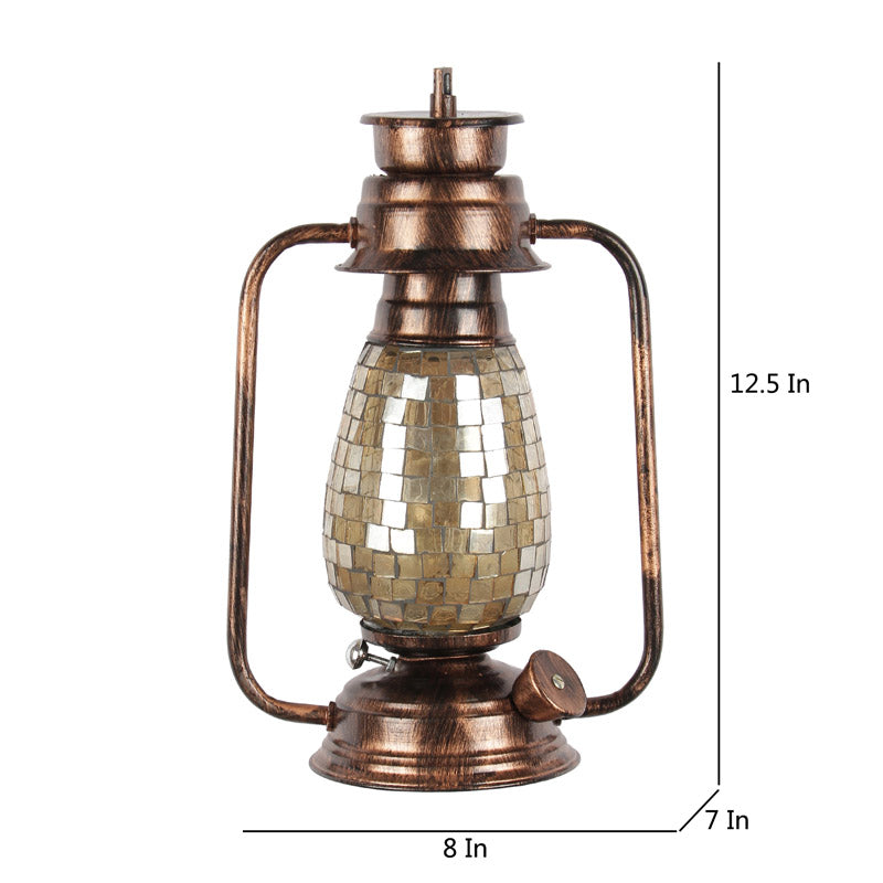 Buy Avina Mosaic Lantern Wall Lamp - Copper Wall Lamp from Vaaree