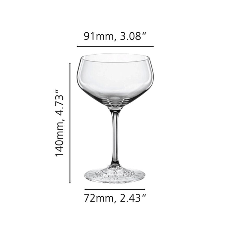 Buy Spiegelau Perfect Serve Collection Coupette Glass (235 ML) - Set Of Four Cocktail Glasses from Vaaree