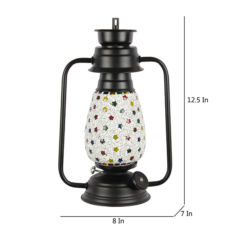 Buy Divyara Mosaic Lantern Wall Lamp - Black Wall Lamp from Vaaree