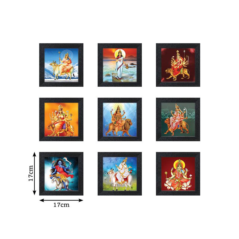 Buy Mata Durga Bhakti Wall Art - Set Of Nine Wall Art & Paintings from Vaaree