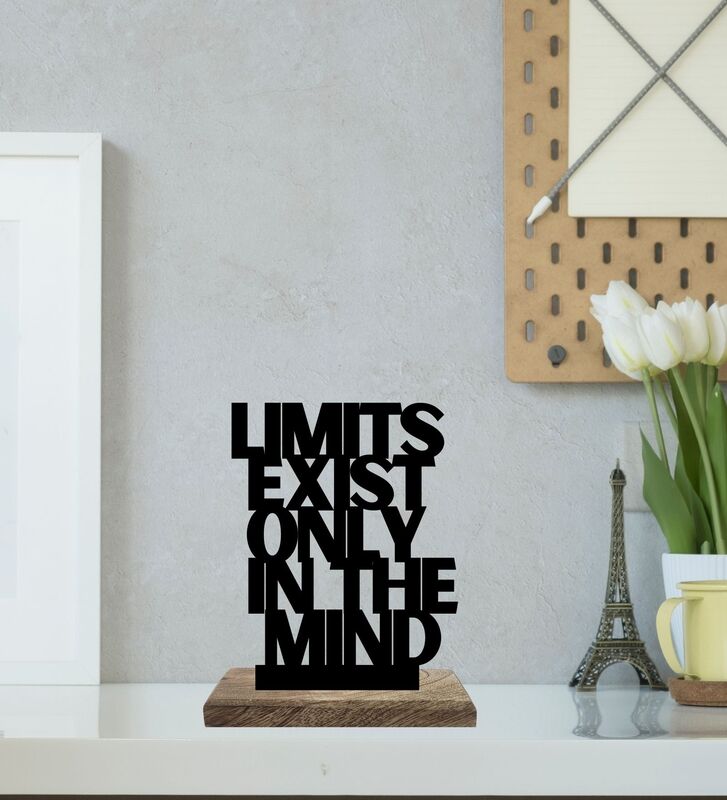 Buy Optimal Mindset Boundless Efforts Typography Showpiece - Set Of Two Showpieces from Vaaree