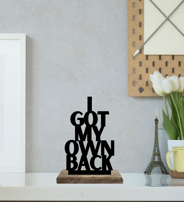 Buy Fit & Independent Typography Showpiece - Set Of Two Showpiece from Vaaree