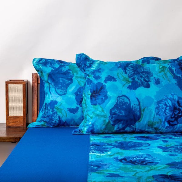 Buy Beatific Blue Bedsheet at Vaaree online | Beautiful Bedsheets to choose from