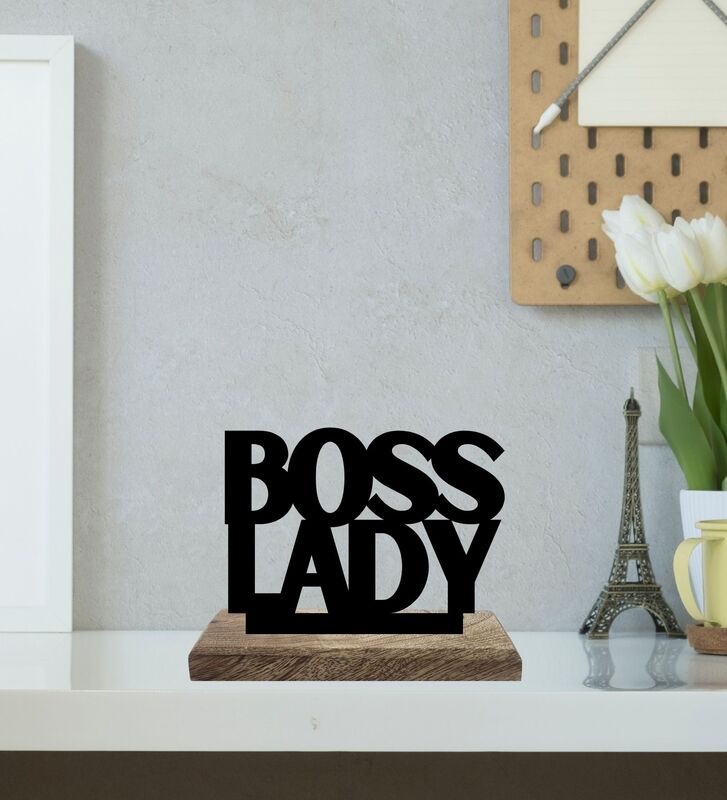 Buy Leading Ladies Syndicate Typography Showpiece - Set Of Two Showpiece from Vaaree