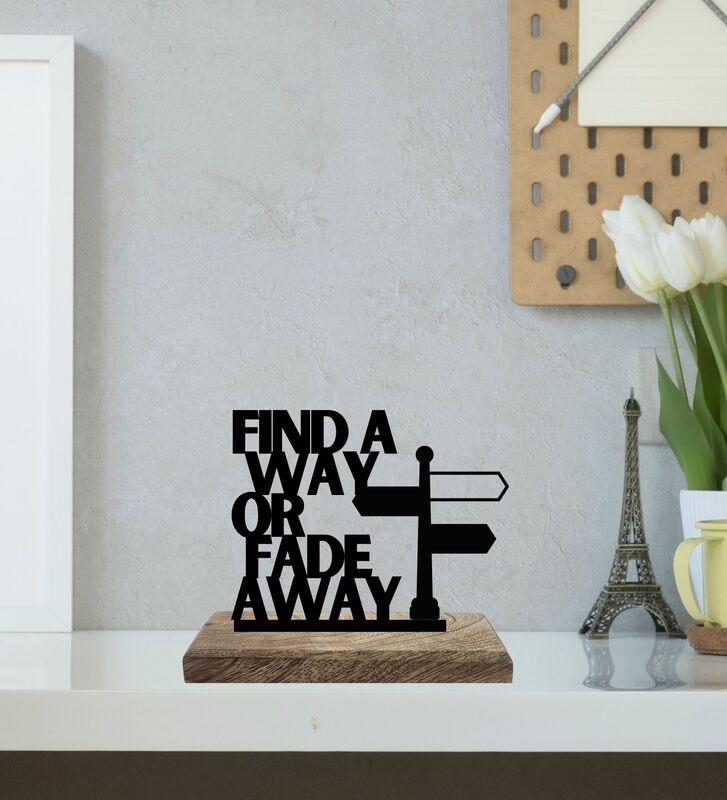 Buy Resolve & Persistence Typography Showpiece - Set Of Two Showpiece from Vaaree