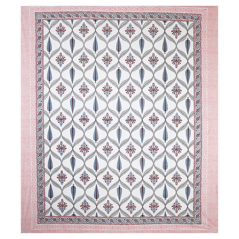 Buy Quade Ethnic Bedsheet - Pink Bedsheets from Vaaree