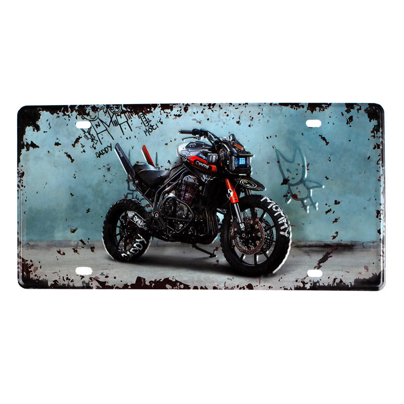 Buy Triumph Tiger Motorbike Wall Accent Wall Accents from Vaaree