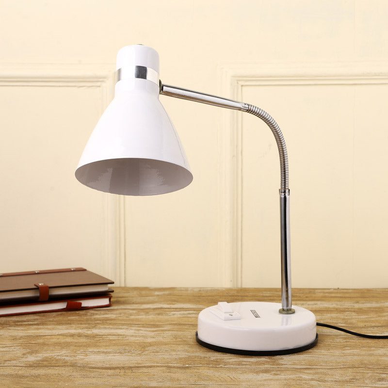 Buy Jovani Study Table Lamp - White Study Lamp from Vaaree