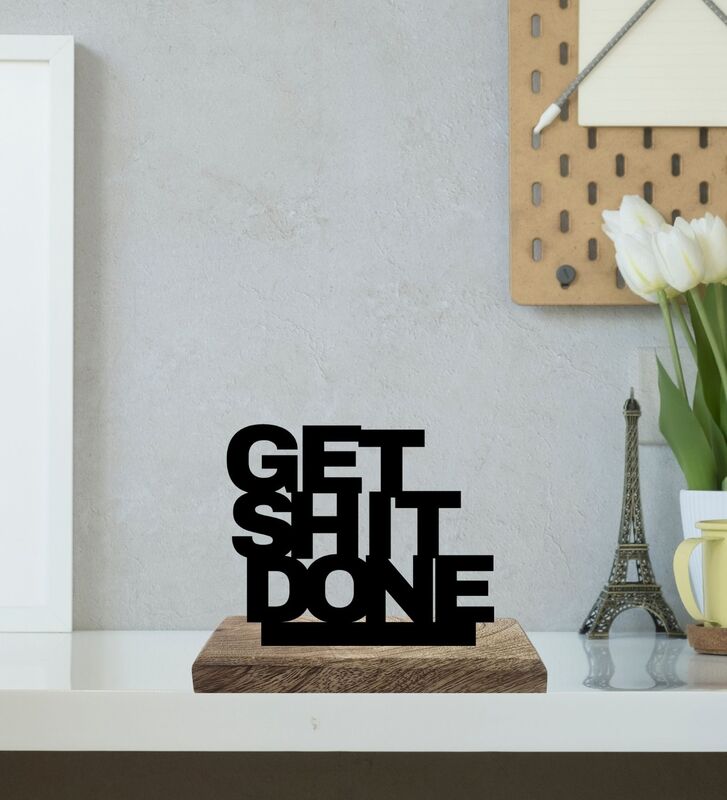 Buy Resolve & Persistence Typography Showpiece - Set Of Two Showpiece from Vaaree