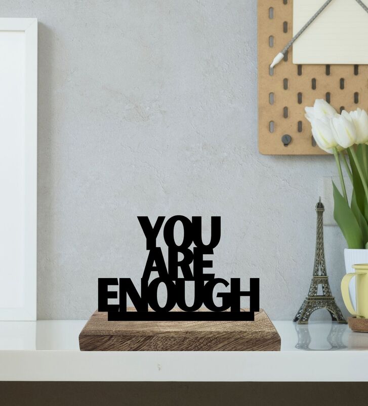 Buy Empowerment & Enigma Typography Showpiece - Set Of Two Showpiece from Vaaree