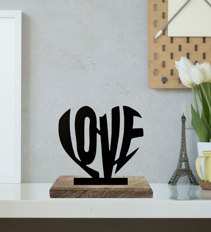 Buy Boundless Love Typography Showpiece - Set Of Two Showpieces from Vaaree