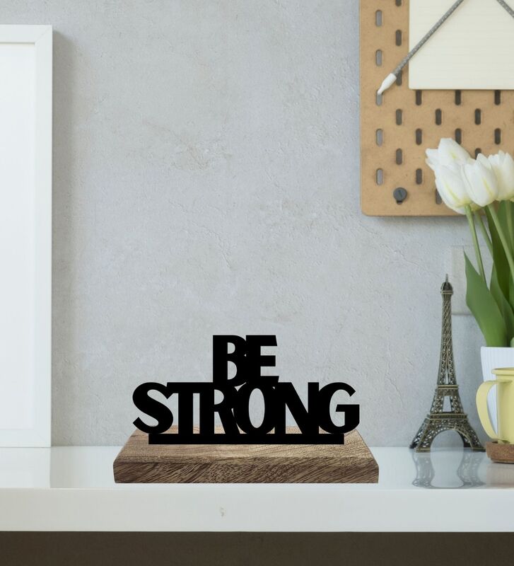 Buy Big Dreams Strong Spirit Typography Showpiece - Set Of Two Showpiece from Vaaree