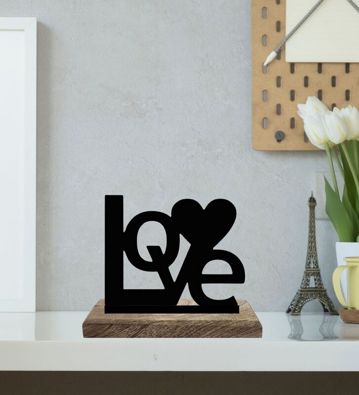 Buy Boundless Love Typography Showpiece - Set Of Two Showpieces from Vaaree