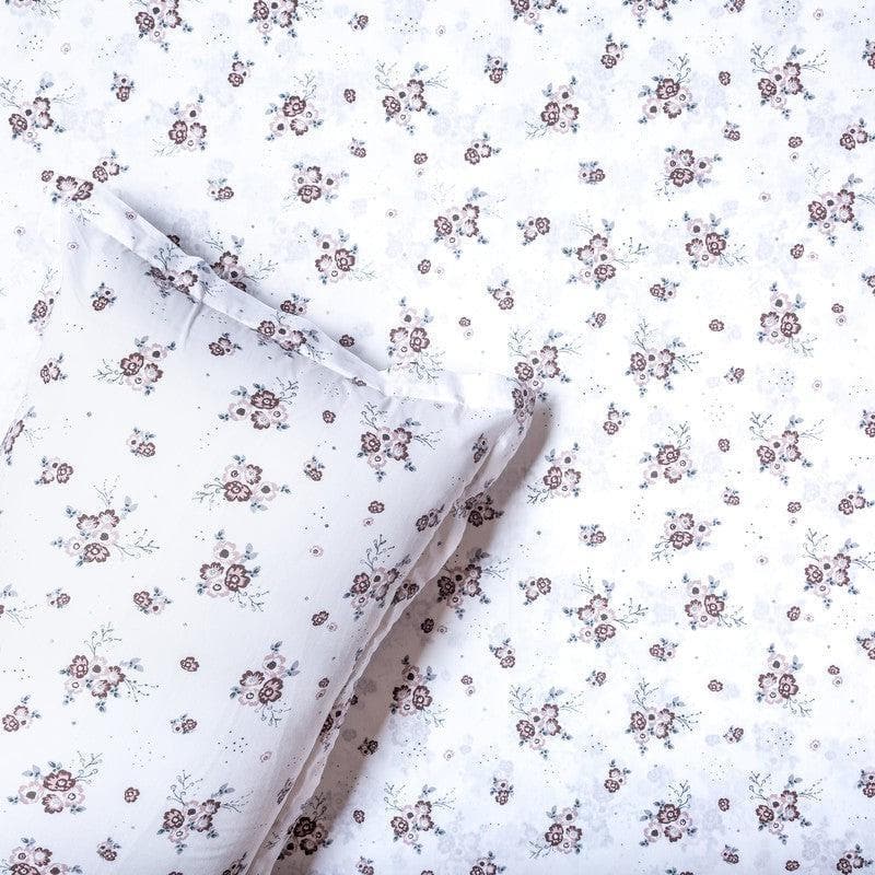 Buy Scattered Blooms Bedsheet - Brown at Vaaree online | Beautiful Bedsheets to choose from