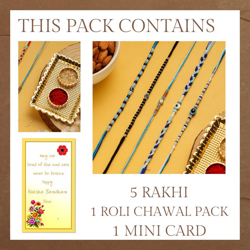 Buy Mitha Evil Eye Rakhi Hamper Rakhi from Vaaree