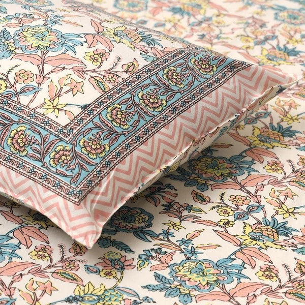 Buy Posy Party Bedsheet - Pink at Vaaree online | Beautiful Bedsheets to choose from