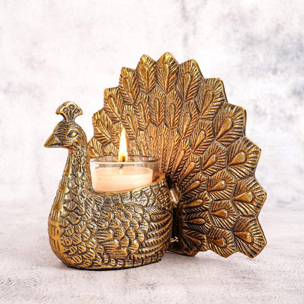 Buy Mayoora Vastu Candle Holder With Glass Votive Candle Candle Holders from Vaaree