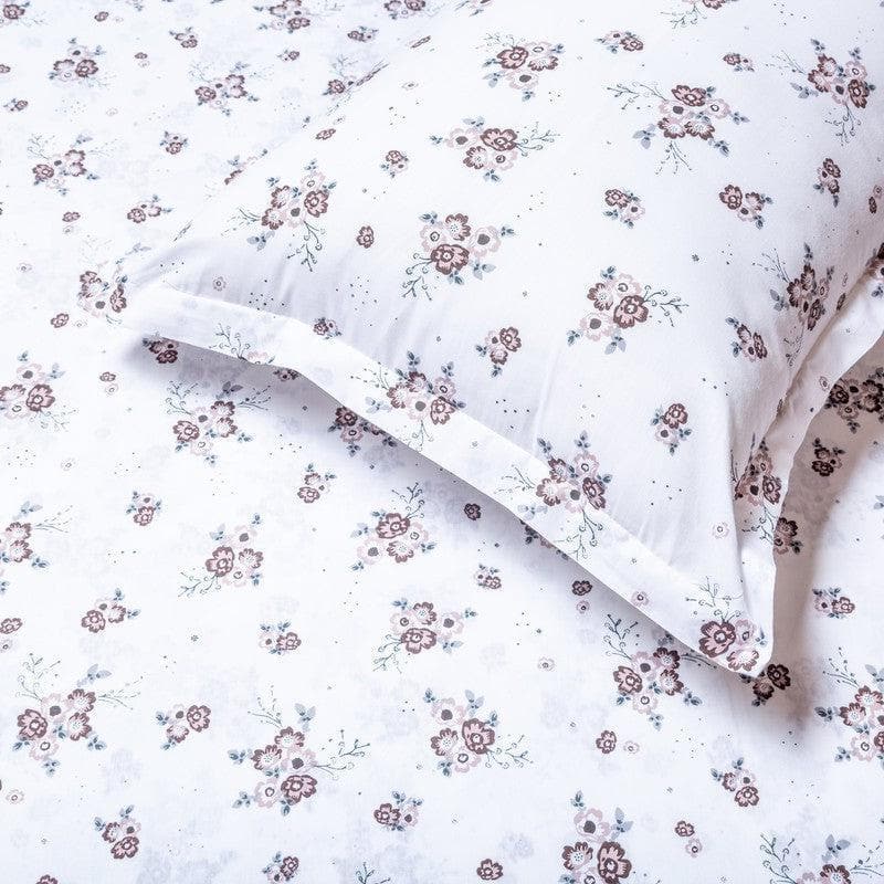 Buy Scattered Blooms Bedsheet - Brown at Vaaree online | Beautiful Bedsheets to choose from