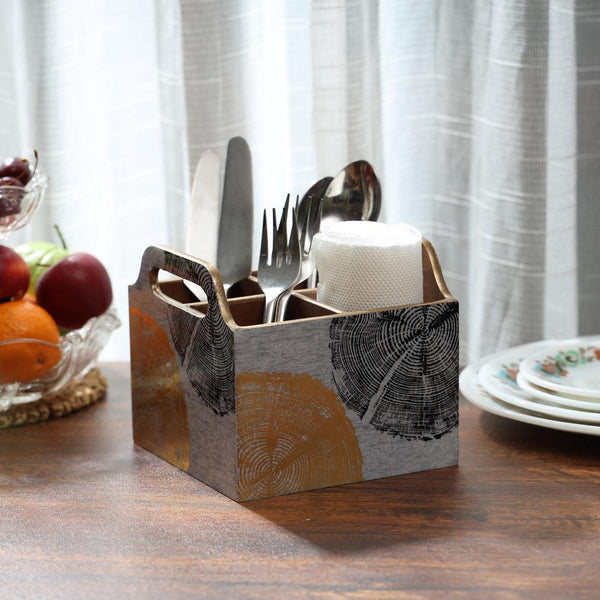 Buy Bark Blueprint Cutlery Holder Cutlery Stand from Vaaree