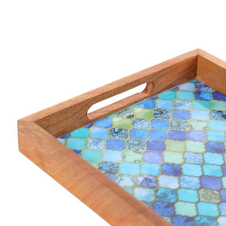 Buy Moroccan Medley Serving Tray - Blue at Vaaree online | Beautiful Serving Tray to choose from