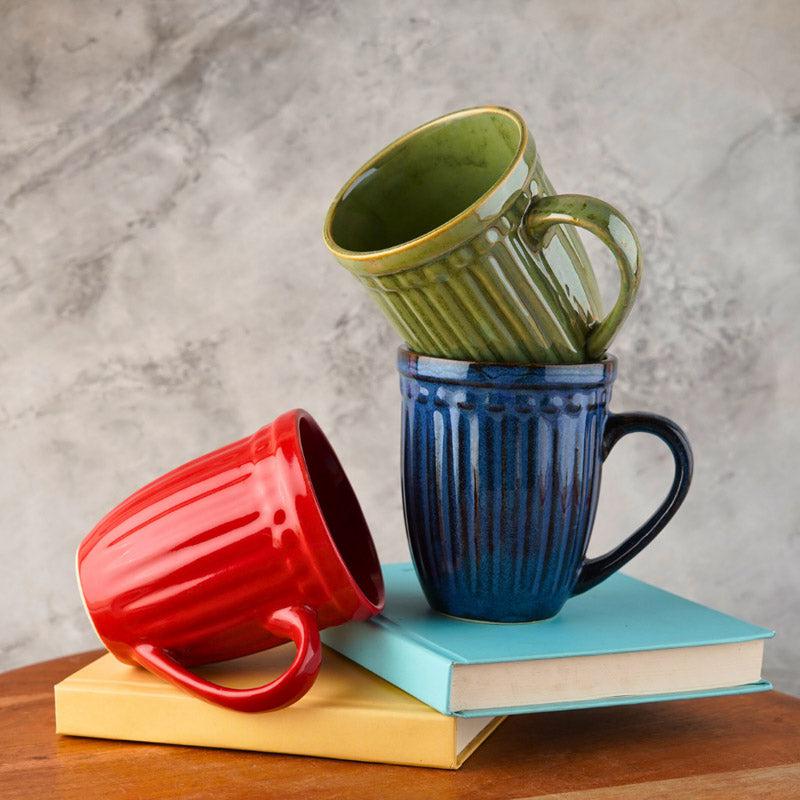 Buy Regina Ceramic Mug (230 ML) - Set of Three Mug & Tea Cup from Vaaree