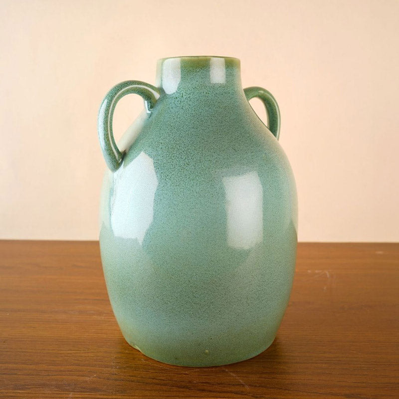 Buy Starsa Ceramic Vase - Green Vase from Vaaree