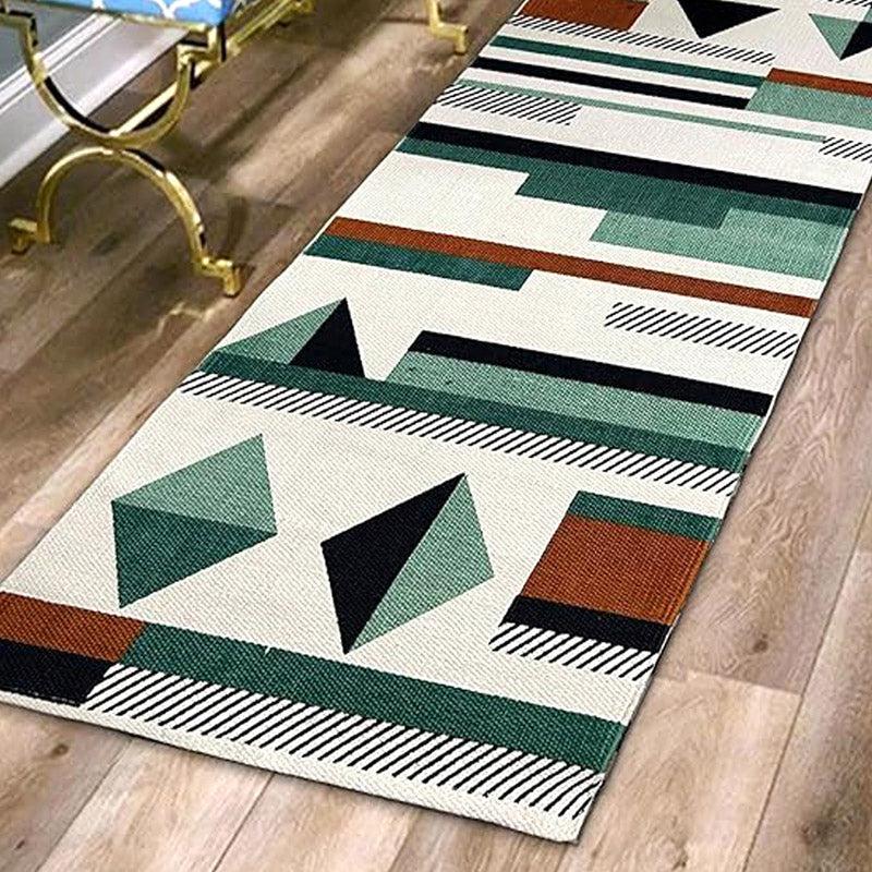 Buy Ello Geometric Runner Rug Runner Rug from Vaaree