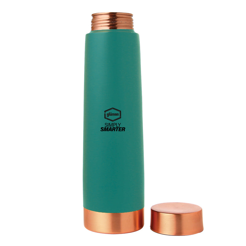 Buy Lexo Copper Water Bottle - Teal Bottle from Vaaree