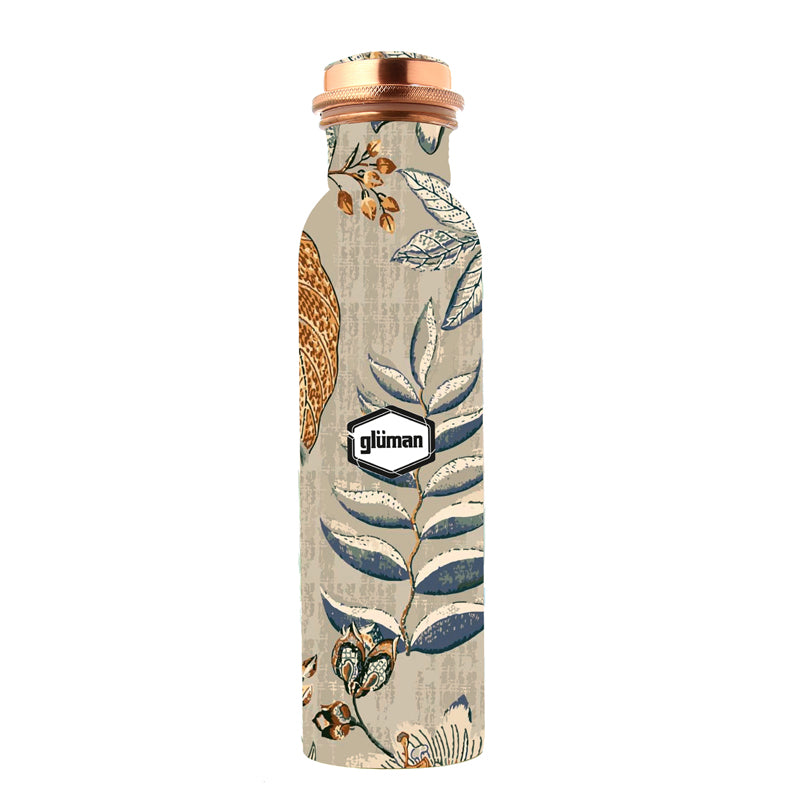 Buy Niva Floral Copper Water Bottle Bottle from Vaaree