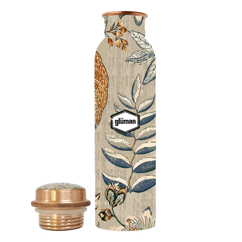 Buy Niva Floral Copper Water Bottle Bottle from Vaaree