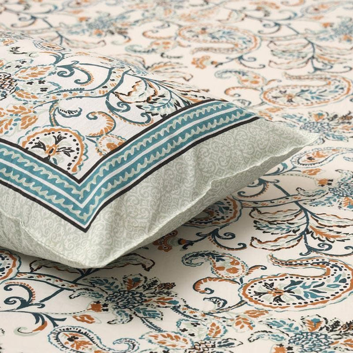 Buy Floral Flush Bedsheet - Blue at Vaaree online | Beautiful Bedsheets to choose from