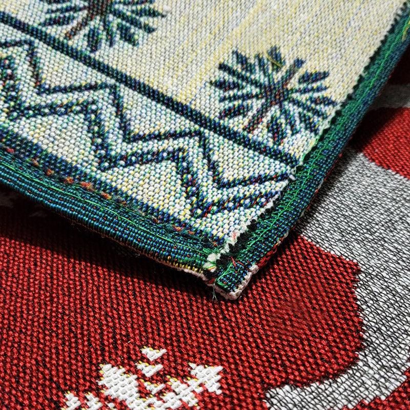 Buy Crimson Jacquard Woven Stag Table Runner Table Runner from Vaaree