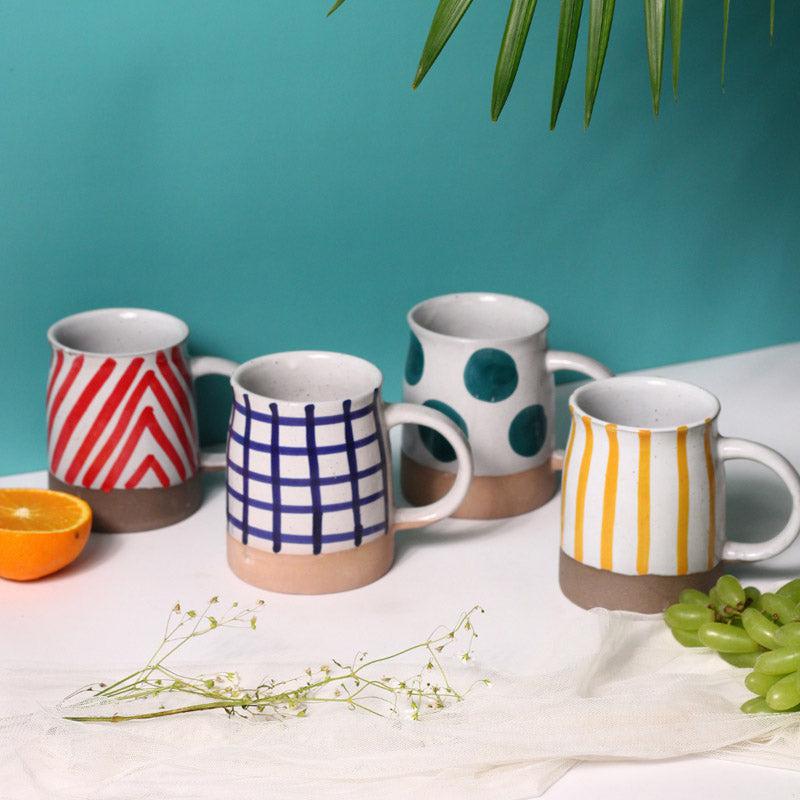 Buy Hallowes Ceramic Cup (250ML) - Set of Four Mug & Tea Cup from Vaaree