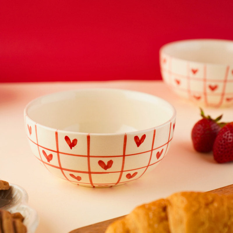 Buy Heartly Serving Bowl (250 ML) - Set of Two Bowl from Vaaree