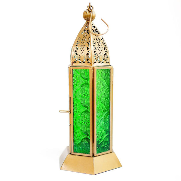 Buy Inthiya Lantern Tealight Candle Holder - Green Tea Light Candle Holders from Vaaree