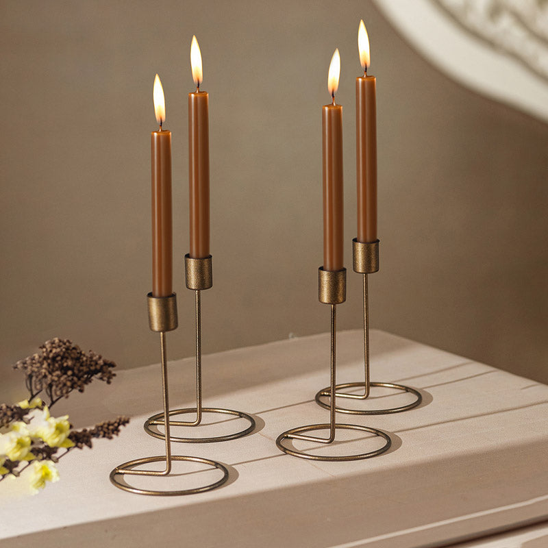 Buy Baia Tealight Candle Holder (Copper) - Set of Four Tea Light Candle Holders from Vaaree