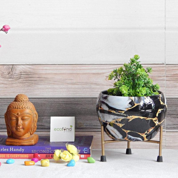 Buy Axl Smudge Planter With Stand Pots & Planters from Vaaree