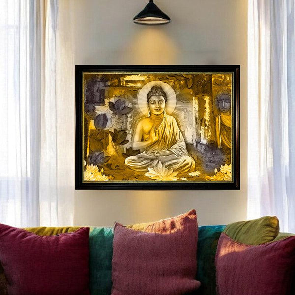 Buy Golden Aura Buddha Wall Art Wall Art & Paintings from Vaaree