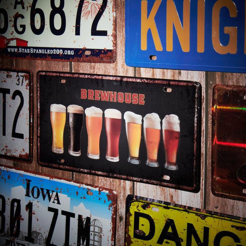 Buy Brewhouse Beer Sign Plate Wall Accent Wall Accents from Vaaree