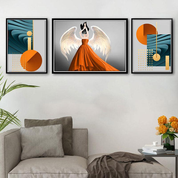 Buy Leslie Wall Art - Set Of Three Wall Art & Paintings from Vaaree