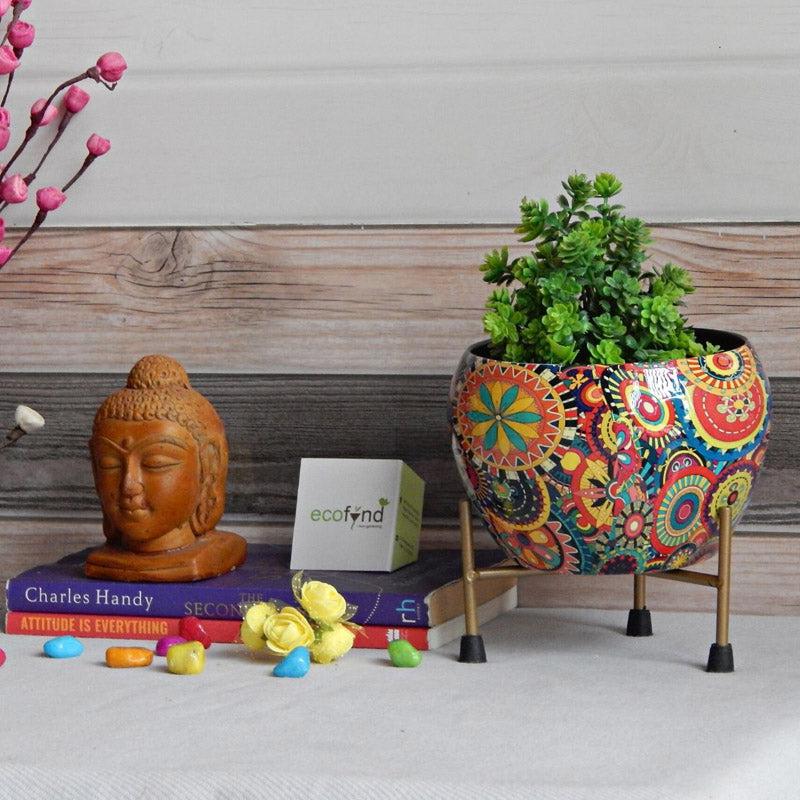 Buy Kairali Ethnic Planter With Stand Pots & Planters from Vaaree