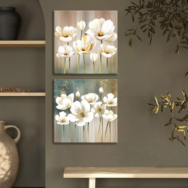 Buy Cherry Floral Wall Art - Set Of Two Wall Art & Paintings from Vaaree