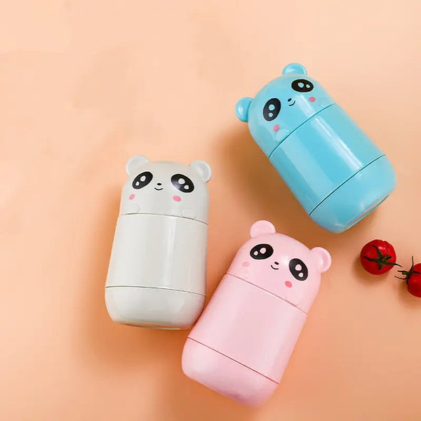 Buy Hydro Panda Kids 350 ML Water Bottle (Pink/Grey/Blue) - Set of Three Bottle from Vaaree