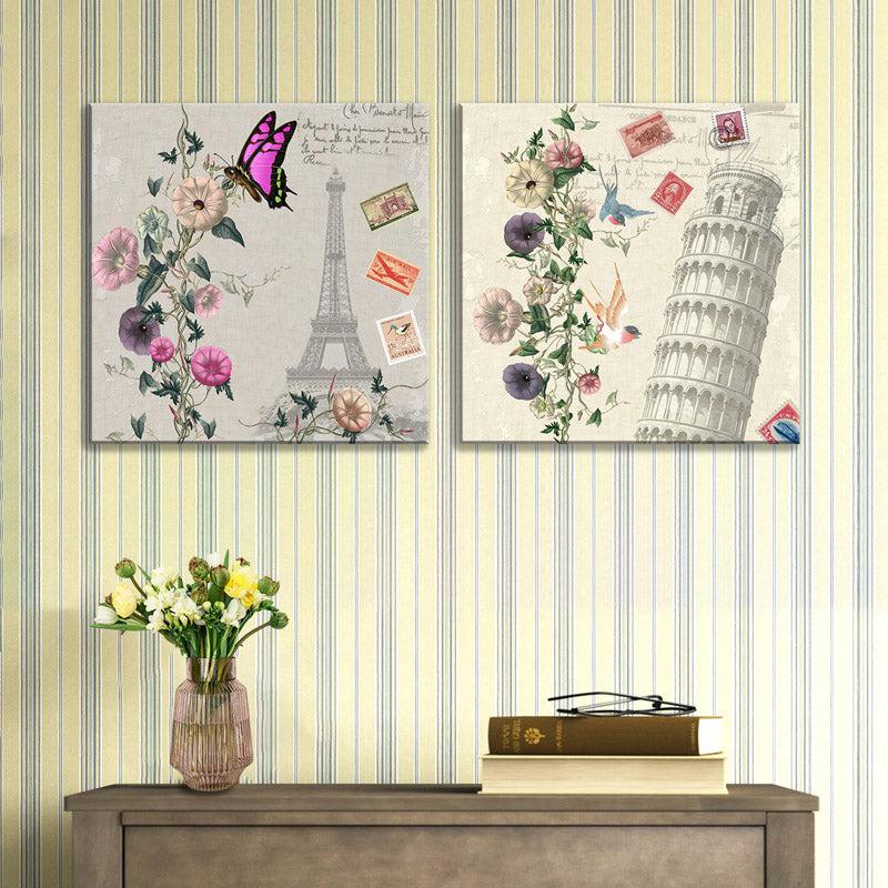 Buy Anita Floral Wall Art - Set Of Two Wall Art & Paintings from Vaaree