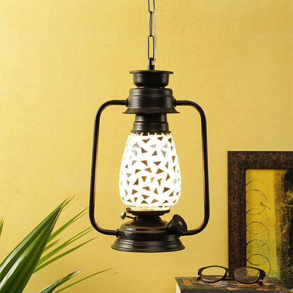 Buy Dvija Mosaic Lantern Ceiling Lamp - Black Ceiling Lamp from Vaaree