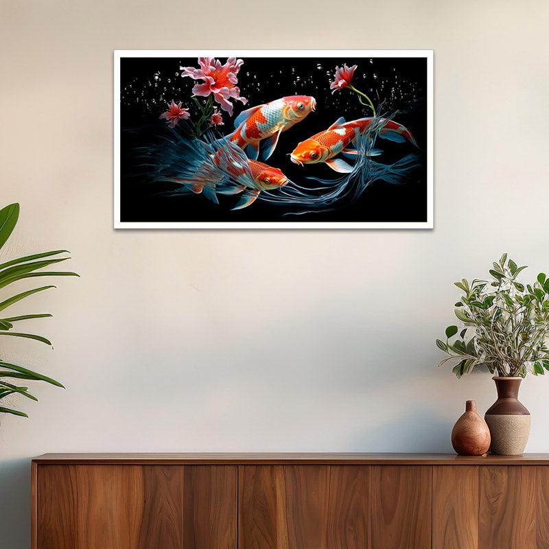 Buy Magical Waters Wall Painting With Frame Wall Art & Paintings from Vaaree