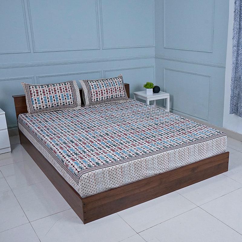 Buy Vivaan Ethnic Bedsheet Bedsheets from Vaaree